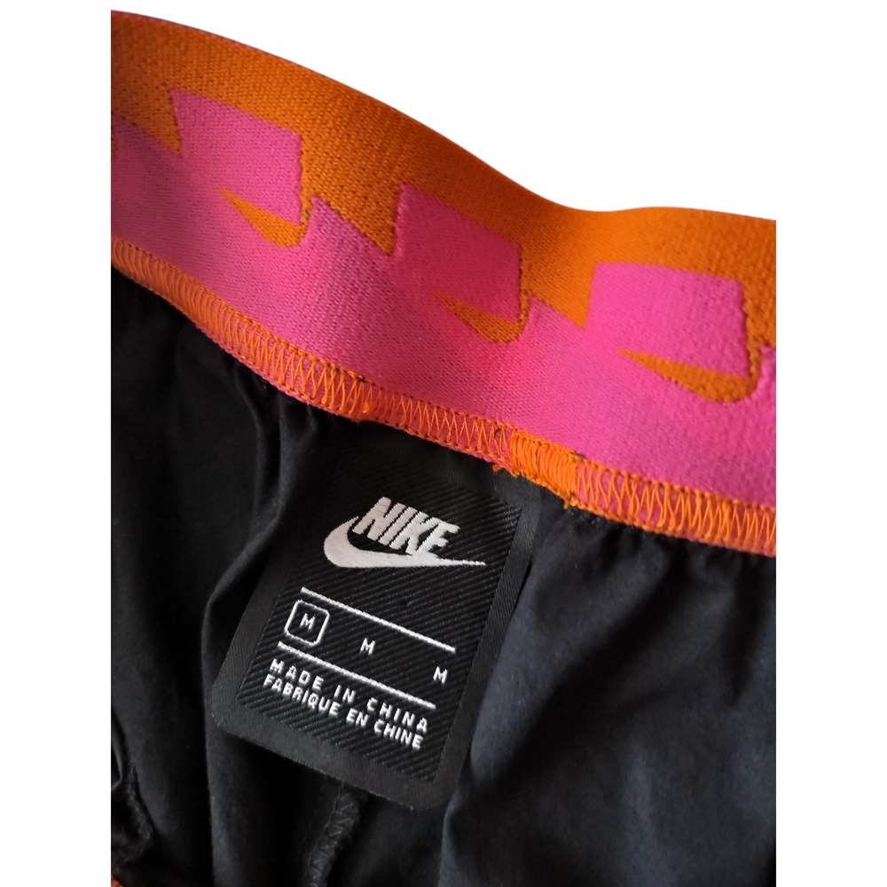 Nike Women's Black Sportswear Relaxed Fit Dance Wide Leg Parachute Pants Size M - Picture 11 of 13